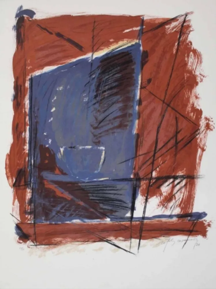 Litografia Ràfols Casamada - A.L. (avant la lettre) Barcelona 84