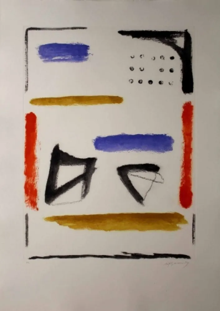 Água-Forte E Água-Tinta Ràfols Casamada - Camí de primavera 3