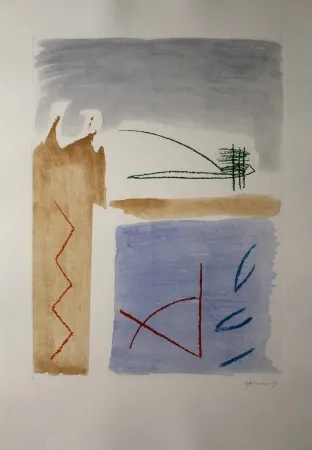 Água-Forte E Água-Tinta Ràfols Casamada - Camí de primavera 5