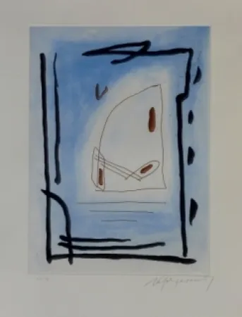 Água-Forte E Água-Tinta Ràfols Casamada - Composition 10