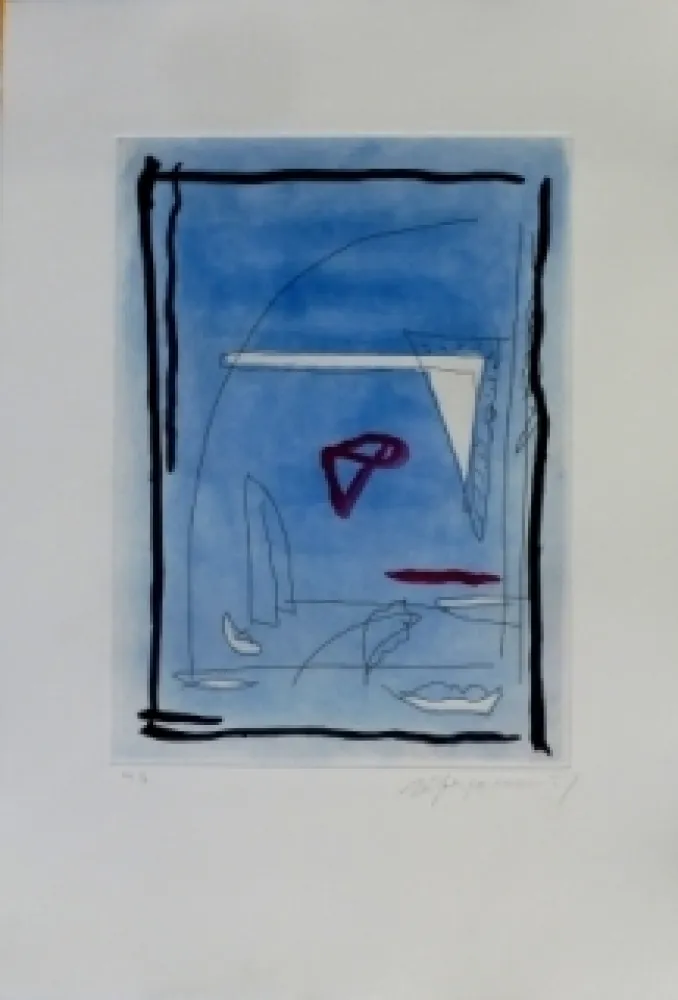 Água-Forte E Água-Tinta Ràfols Casamada - Composition 12