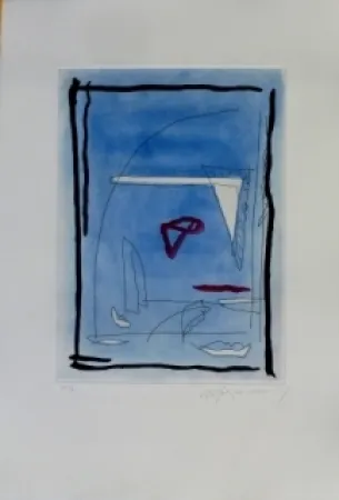 Água-Forte E Água-Tinta Ràfols Casamada - Composition 12