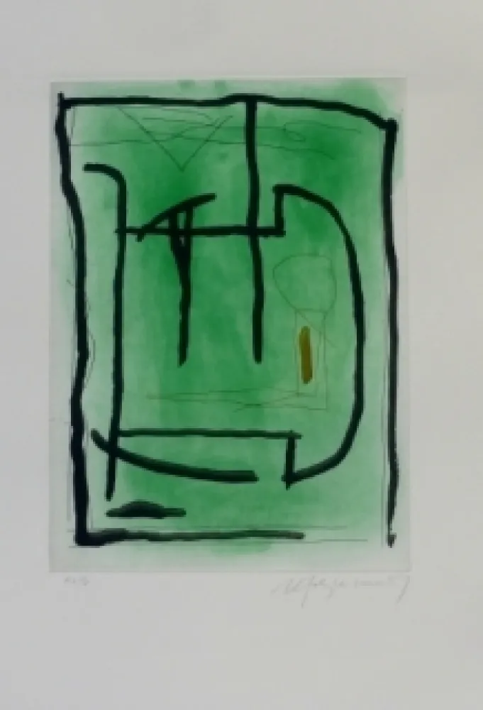 Água-Forte E Água-Tinta Ràfols Casamada - Composition 14