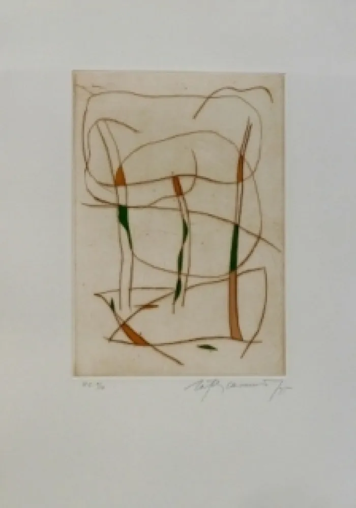 Água-Forte E Água-Tinta Ràfols Casamada - Composition 15