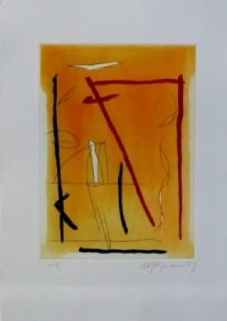 Água-Forte E Água-Tinta Ràfols Casamada - Composition 16