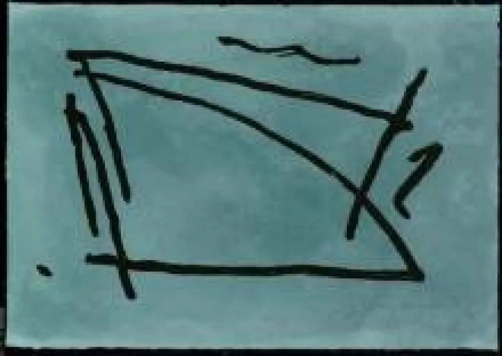 Água-Tinta Ràfols Casamada - El passeig del poeta / The Poet's Walk