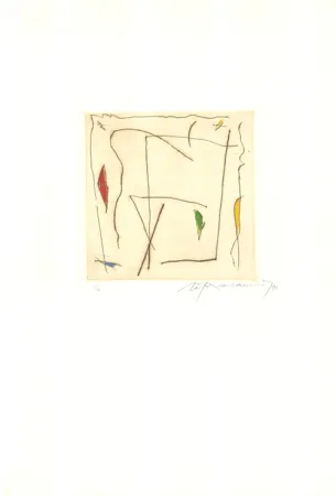 Gravura Ràfols Casamada - Estels 5