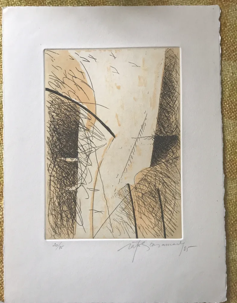 Gravura Ràfols Casamada - Estrats II