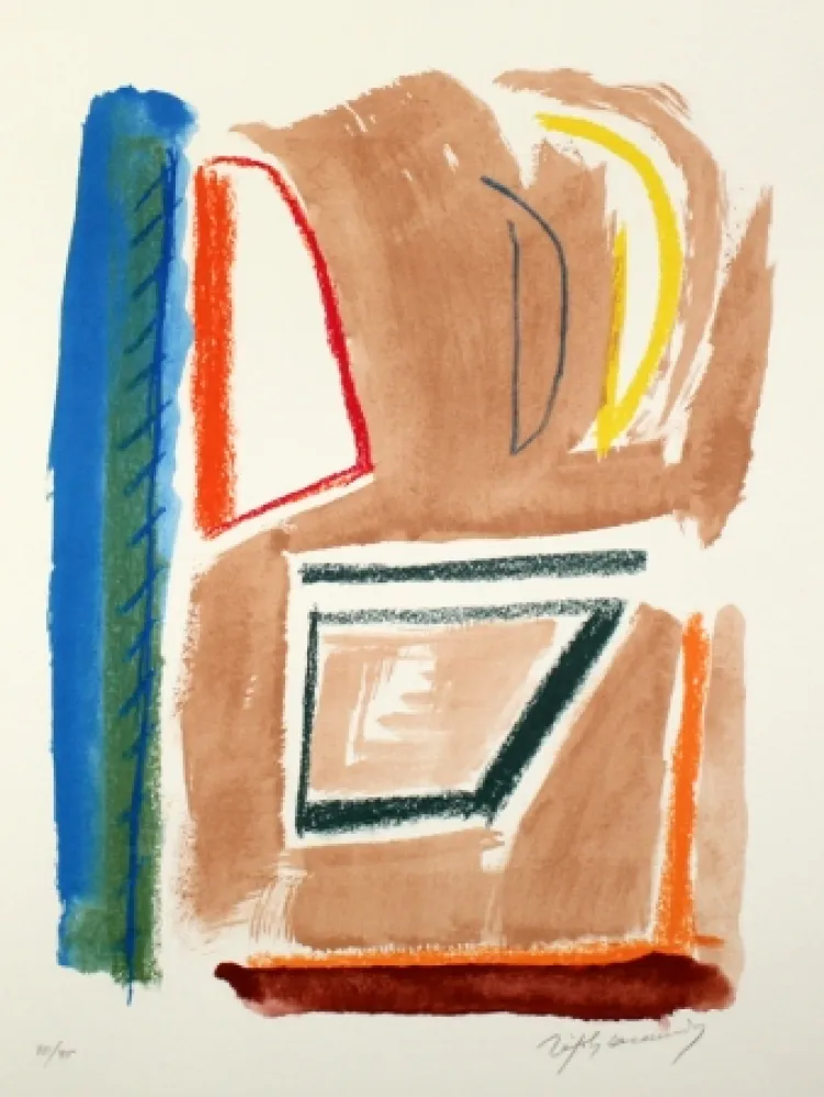 Litografia Ràfols Casamada - Estructures 1