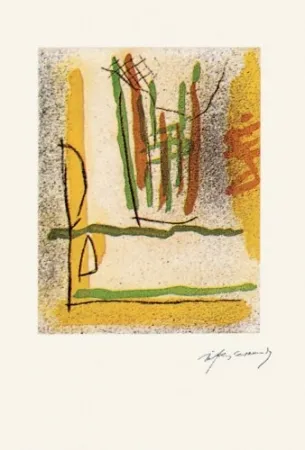 Gravura Ràfols Casamada - Floral-1	 