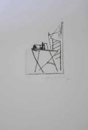 Gravura Ràfols Casamada - Jardí 2