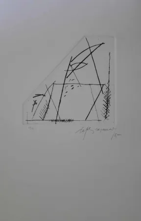 Gravura Ràfols Casamada - Jardí 4