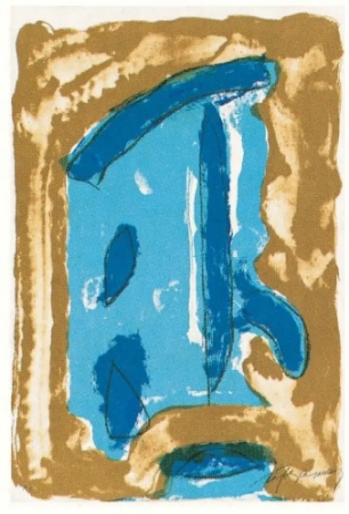 Litografia Ràfols Casamada - La tardor-5	 