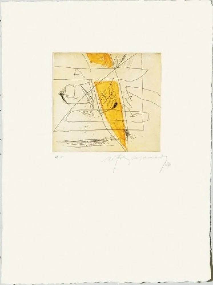 Gravura Ràfols Casamada - Les hores-3