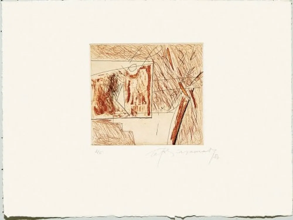 Gravura Ràfols Casamada - Les hores-4