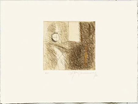 Gravura Ràfols Casamada - Les hores-5