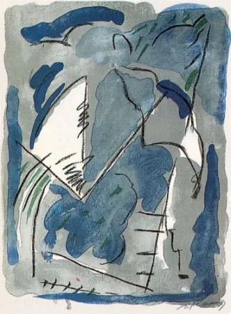 Litografia Ràfols Casamada - Parc-1	