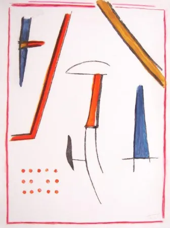 Gravura Ràfols Casamada - Signes gran