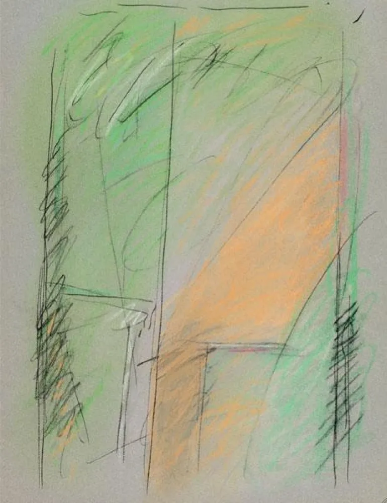 Gravura Ràfols Casamada - Verd gran