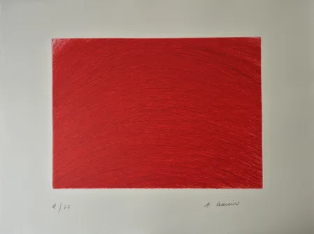 Gravura Rainer - Red Wave