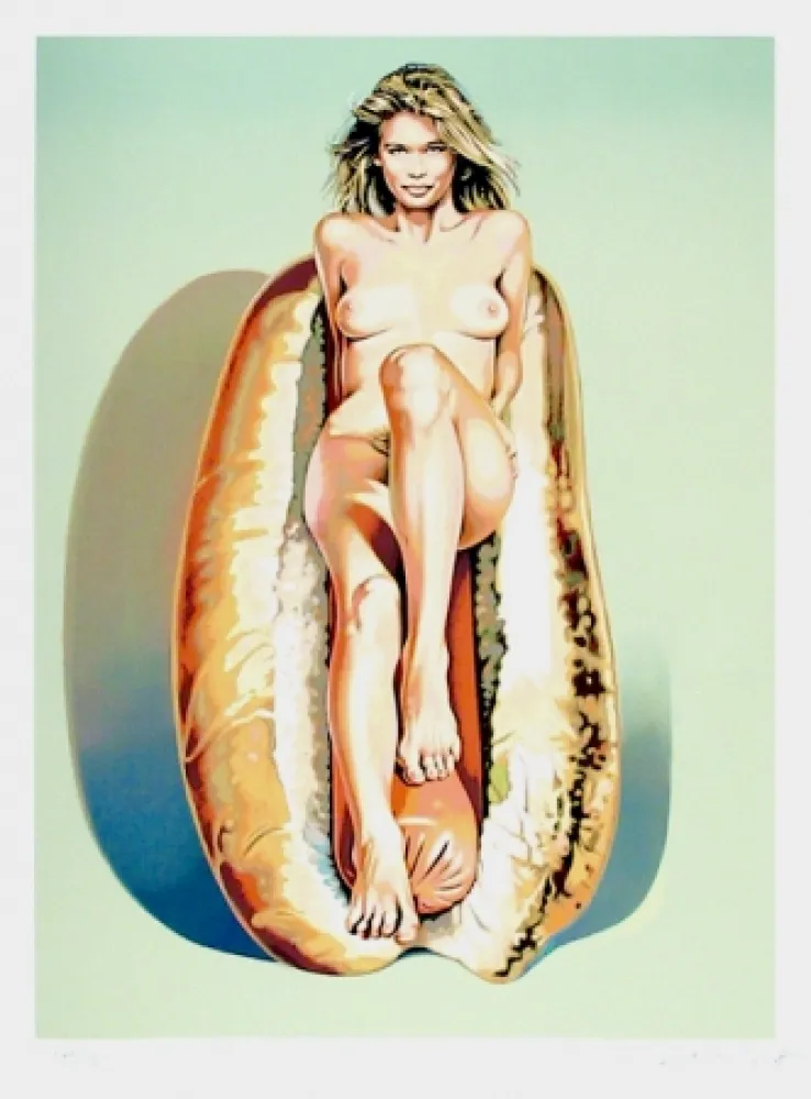 Litografia Ramos - Doggie Dinah (Claudia Schiffer)