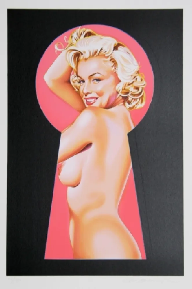 Litografia Ramos - Peek a Boo Marilyn 1