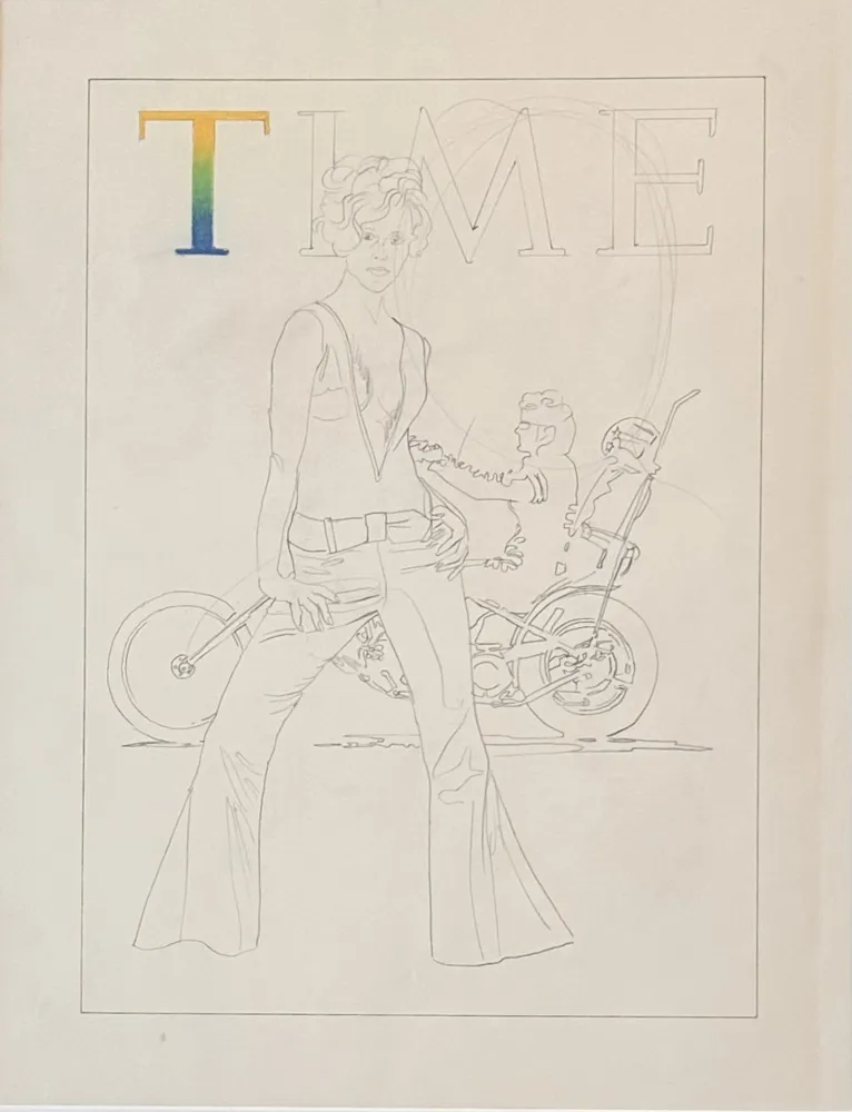 Múltiplo Ramos - Study for Fonda: Sketch #1 (TIME)