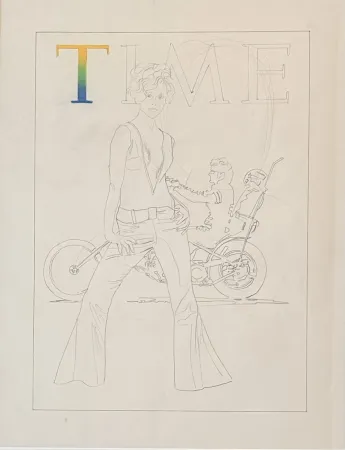 Múltiplo Ramos - Study for Fonda: Sketch #1 (TIME)