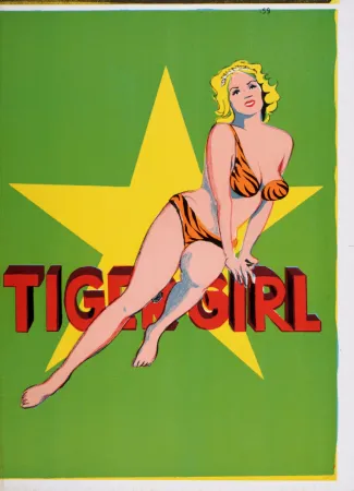 Litografia Ramos - Tiger Girl, 1964