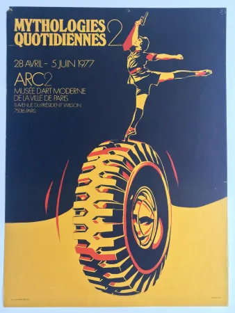 Cartaz Rancillac - Mythologies quotidiennes 2