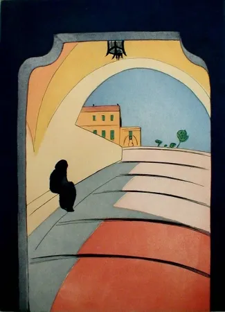 Gravura Rathbone - Entrance to Monaco