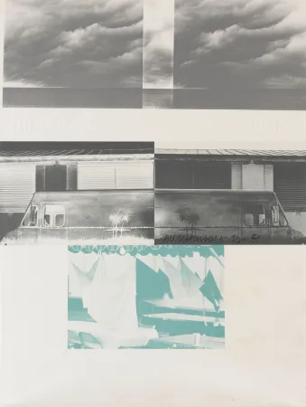 Litografia Rauschenberg - American Pewter with Burroughs I