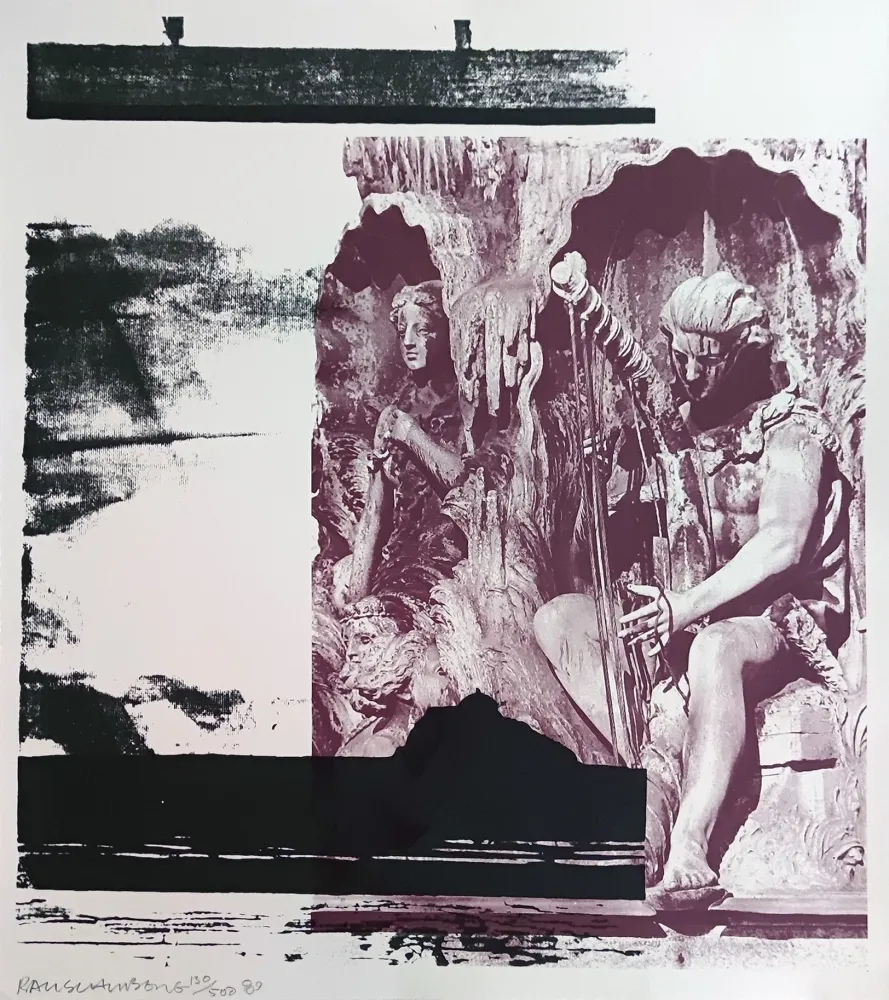Litografia Rauschenberg - Harp