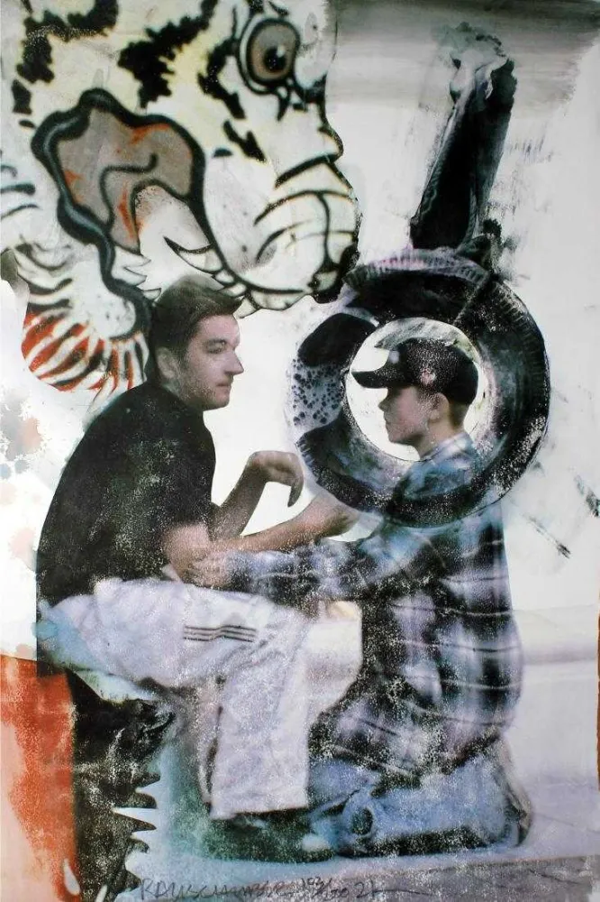 Litografia Rauschenberg - One lioner