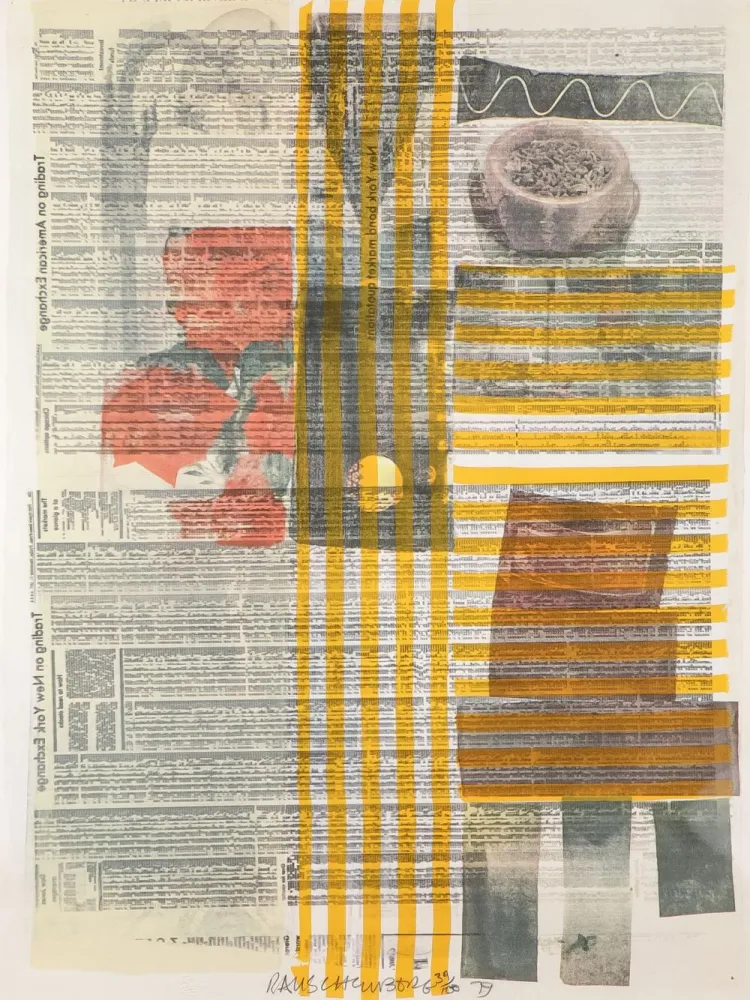 Serigrafia Rauschenberg - One More and We Will Be More than Halfway There