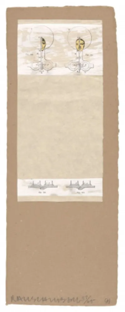 Múltiplo Rauschenberg - Plate I, from Shirtboards Morocco, Italy '52 Portfolio