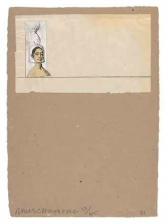 Múltiplo Rauschenberg - Plate III, from Shirtboards Morocco, Italy '52 Portfolio