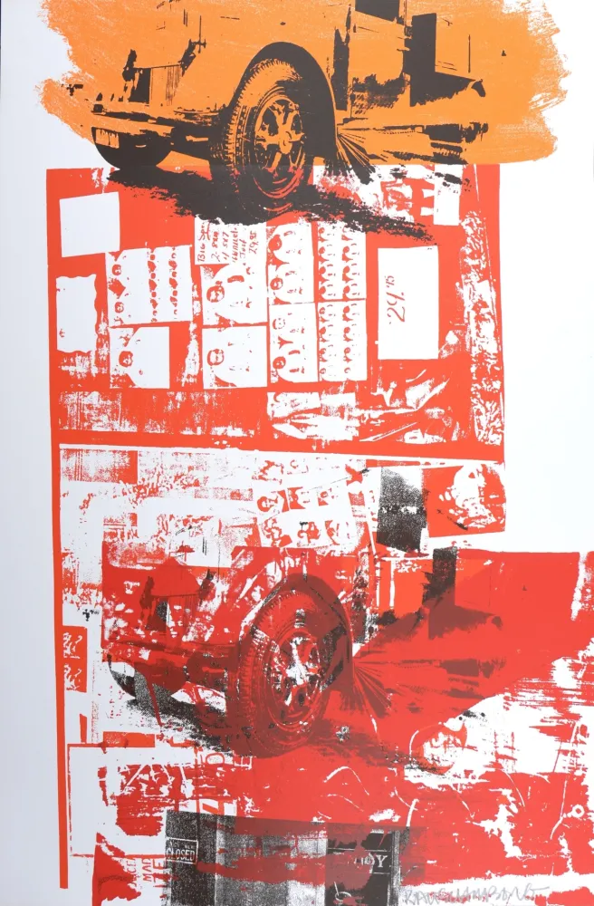 Serigrafia Rauschenberg - Read-Bleed