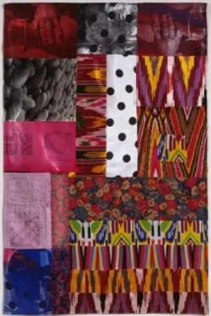 Sem Técnica Rauschenberg - Samarkand Stitches IV ,  1988