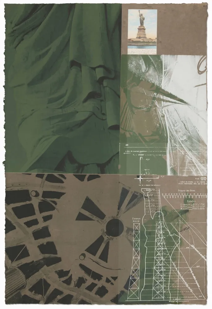 Serigrafia Rauschenberg - Statue of Liberty