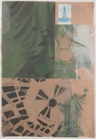 Serigrafia Rauschenberg - Statue of Liberty