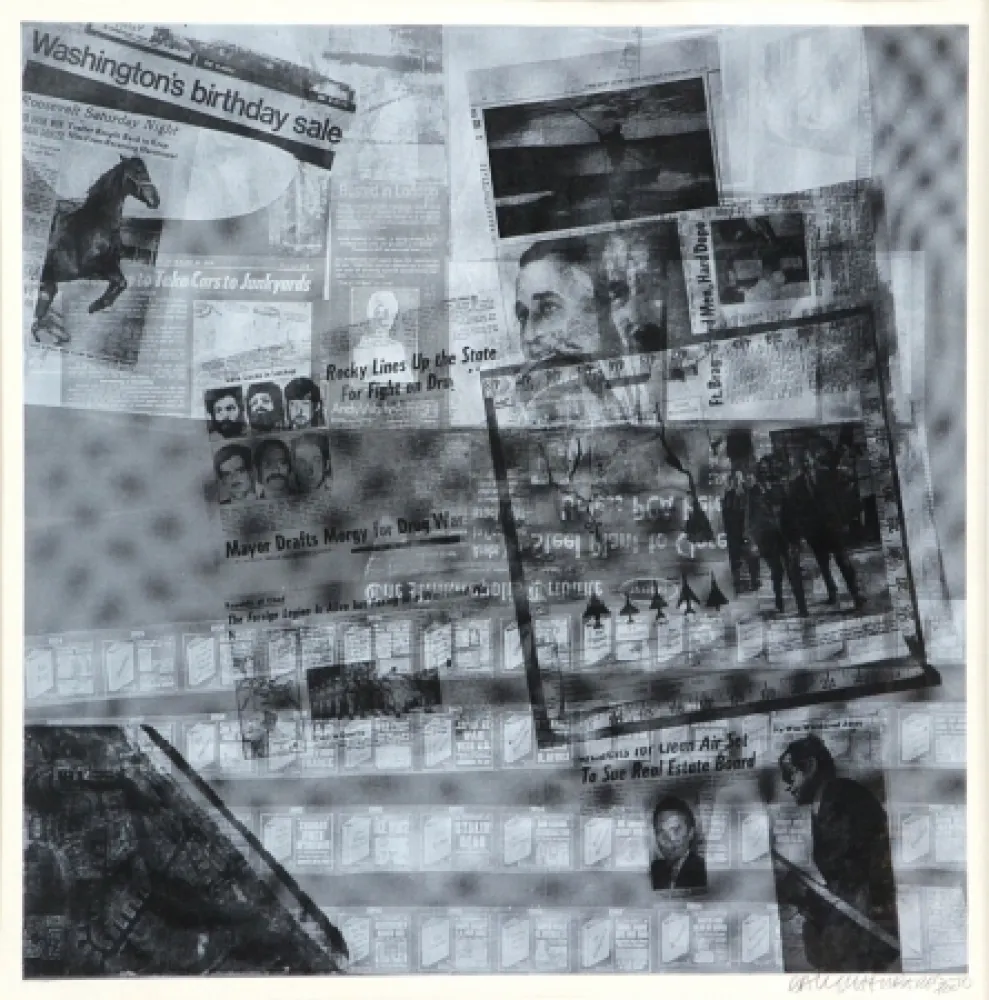 Serigrafia Rauschenberg - Surface series