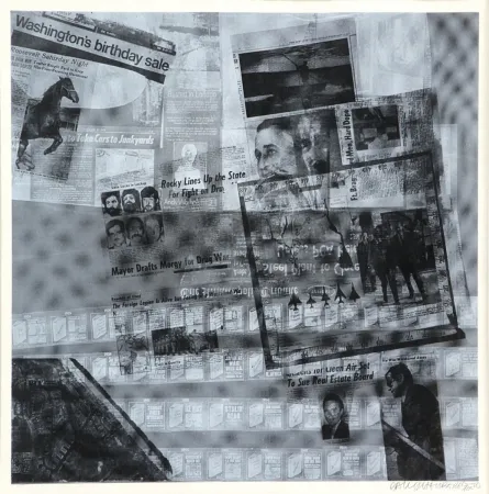 Serigrafia Rauschenberg - Surface series