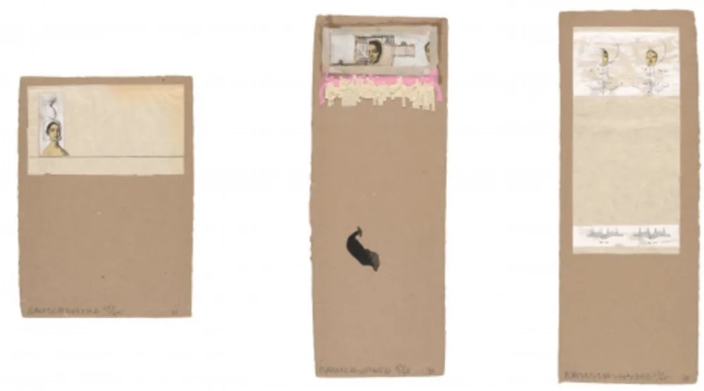 Múltiplo Rauschenberg - Three plates, from Shirtboards Morocco, Italy '52 Portfolio