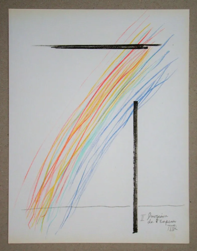 Litografia Ray - Invasion de l'espace