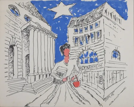 Litografia Ray - La nouvelle bibliothèque 