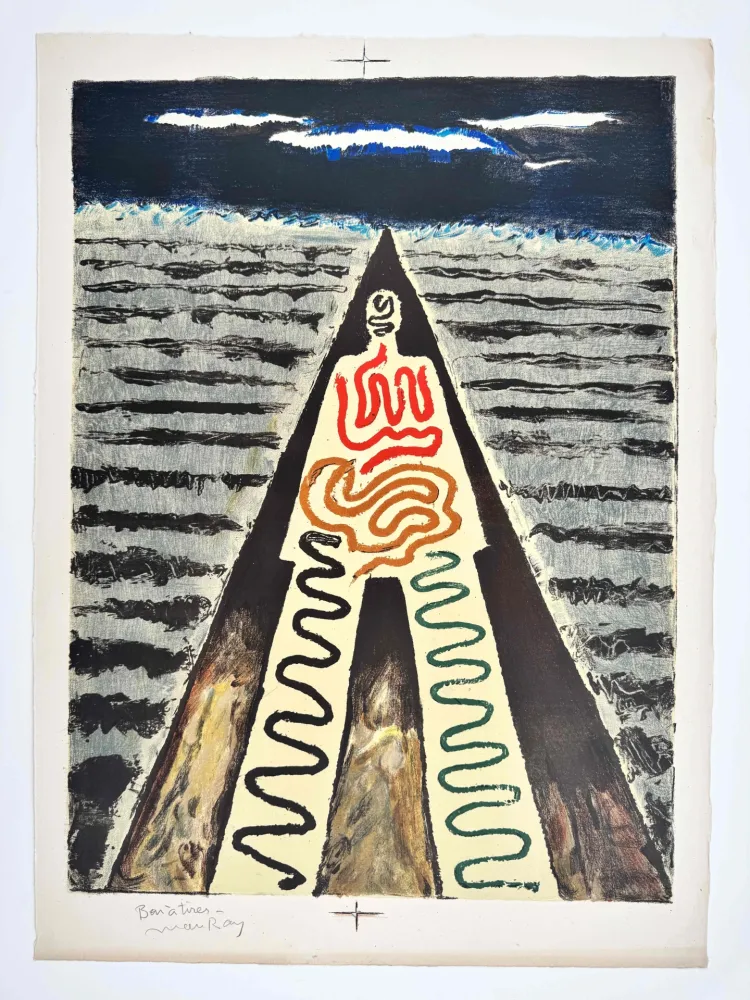 Litografia Ray -  La nuit de Saint Jean de Luz 