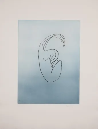 Água-Tinta Ray - Man Ray (1890–1976) - Anatoms without Rime or Reason for Every Season - Aquatint and soft ground on paper - 1970