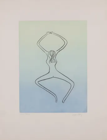Água-Tinta Ray - Man Ray (1890–1976) - Anatoms without Rime or Reason for Every Season - Aquatint and soft ground on paper - 1970