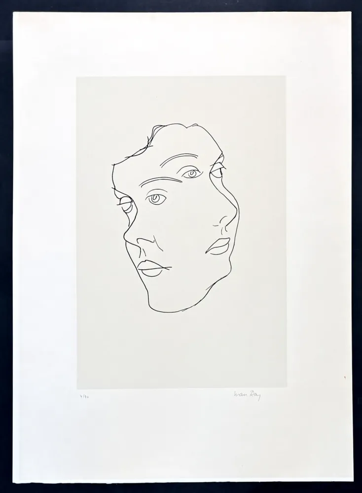 Litografia Ray - Man Ray (1890–1976) - Maschere - Lithograph on paper